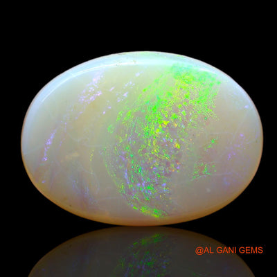 Natural Untreated Fire Opal Loose Gemstone Oval Cabochon From Australia 12.00 Cts 18x13x4 mm AC-519