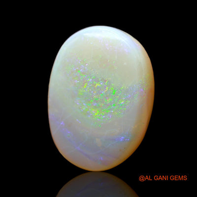 Natural Untreated Fire Opal Loose Gemstone Oval Cabochon From Australia 12.00 Cts 18x13x4 mm AC-519