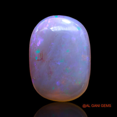 Natural Fire Opal Gemstone 8.00 Cts Loose Oval Cabochon From Australia 18x13x5 mm AC-51
