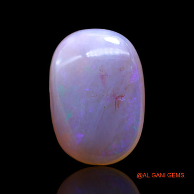 Natural Fire Opal Gemstone 8.00 Cts Loose Oval Cabochon From Australia 18x13x5 mm AC-51