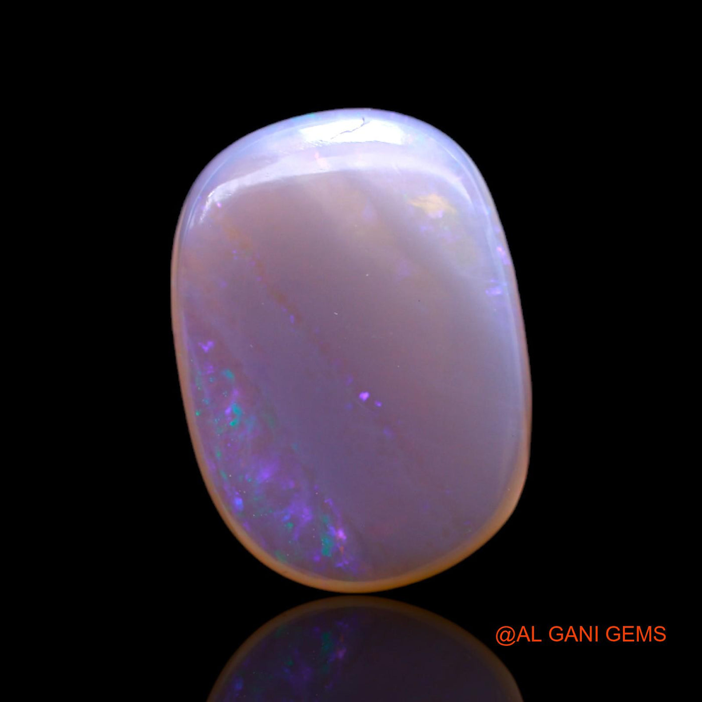Natural Fire Opal Gemstone 8.00 Cts Loose Oval Cabochon From Australia 18x13x5 mm AC-51