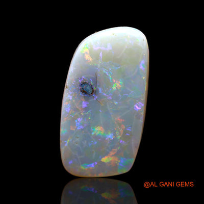 Natural Untreated Fire Opal Loose Gemstone Fancy Cabochon From Australia 6.00 Cts 20x10x3 mm AC-522