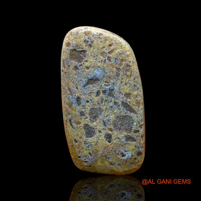 Natural Untreated Fire Opal Loose Gemstone Fancy Cabochon From Australia 6.00 Cts 20x10x3 mm AC-522
