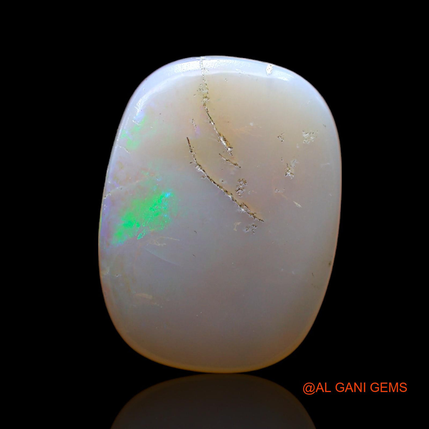 7.00 Cts Unheated Australian Fire Opal Loose Gemstone Oval Cabochon Natural 18x13x4 mm AC-524