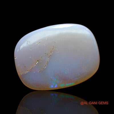7.00 Cts Unheated Australian Fire Opal Loose Gemstone Oval Cabochon Natural 18x13x4 mm AC-524