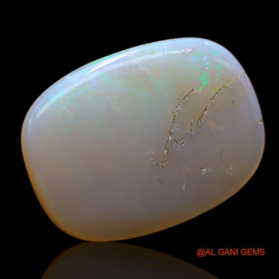 7.00 Cts Unheated Australian Fire Opal Loose Gemstone Oval Cabochon Natural 18x13x4 mm AC-524