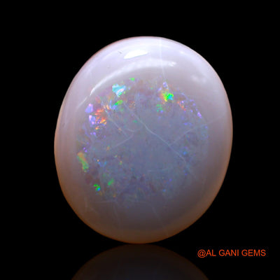 9.00 Cts Natural Australian Fire Opal Loose Gemstone Oval Cabochon 18x15x5 mm AC-525