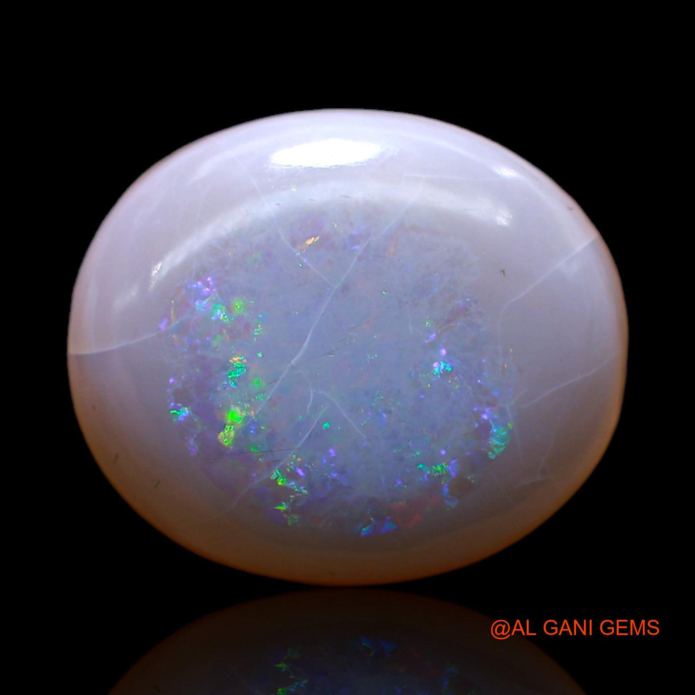 9.00 Cts Natural Australian Fire Opal Loose Gemstone Oval Cabochon 18x15x5 mm AC-525