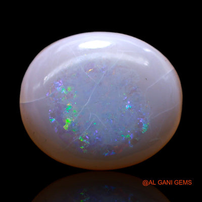 9.00 Cts Natural Australian Fire Opal Loose Gemstone Oval Cabochon 18x15x5 mm AC-525
