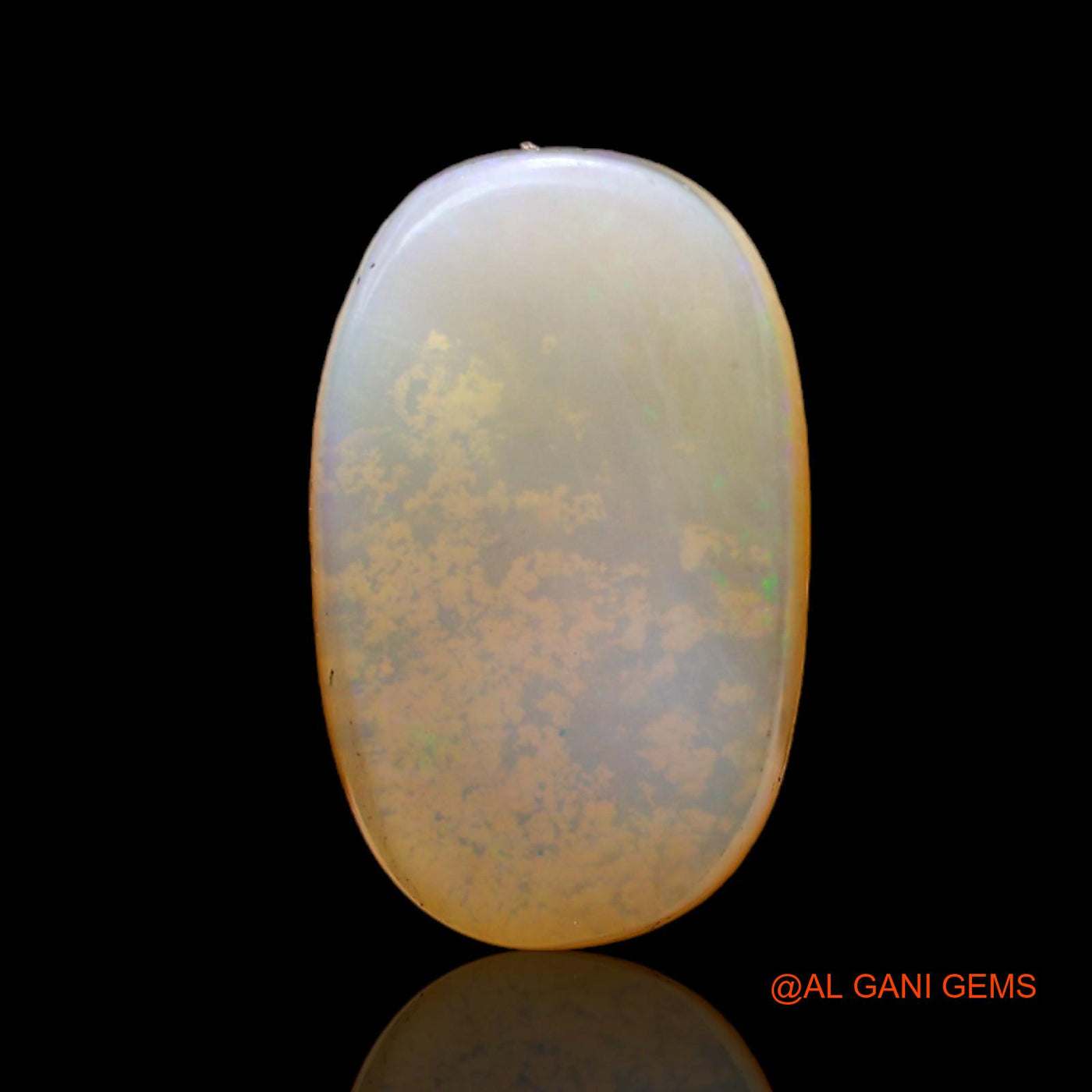 7.00 Cts Unheated Australian Fire Opal Loose Gemstone Oval Cabochon Natural 18x11x5 mm AC-526