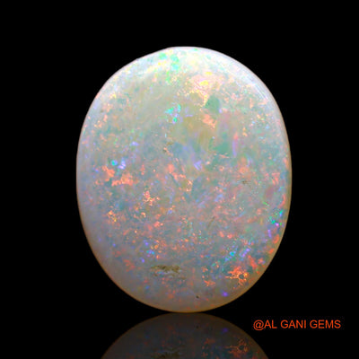 5.00 Cts Natural Australian Fire Opal Loose Gemstone Oval Cabochon 17x14x3 mm AC-527