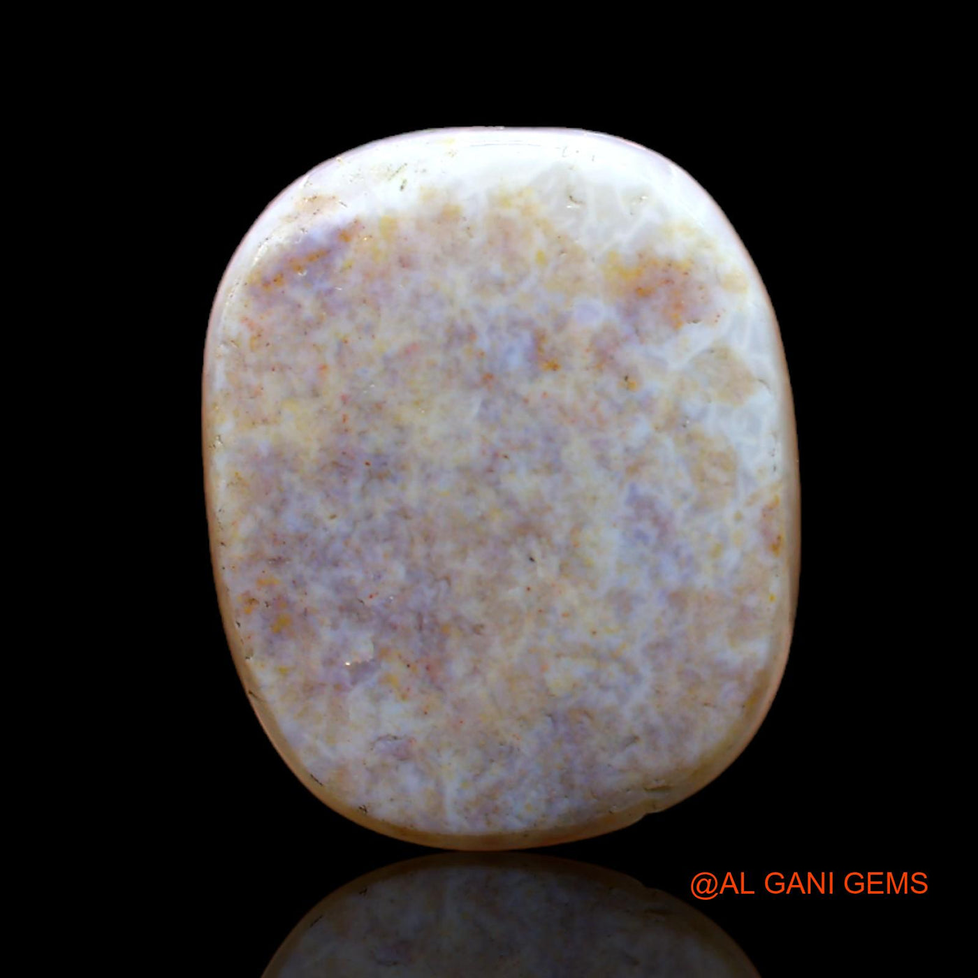 Natural Fire Opal Gemstone 8.00 Cts Loose Oval Cabochon From Australia 17x14x5 mm AC-530
