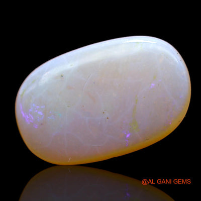 Natural Fire Opal Gemstone 5.00 Cts Loose Oval Cabochon From Australia 18x11x3 mm AC-532