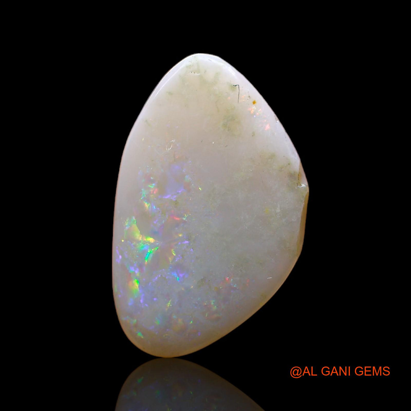 4.00 Cts Natural Australian Fire Opal Loose Gemstone Fancy Cabochon 19x12x3 mm AC-534