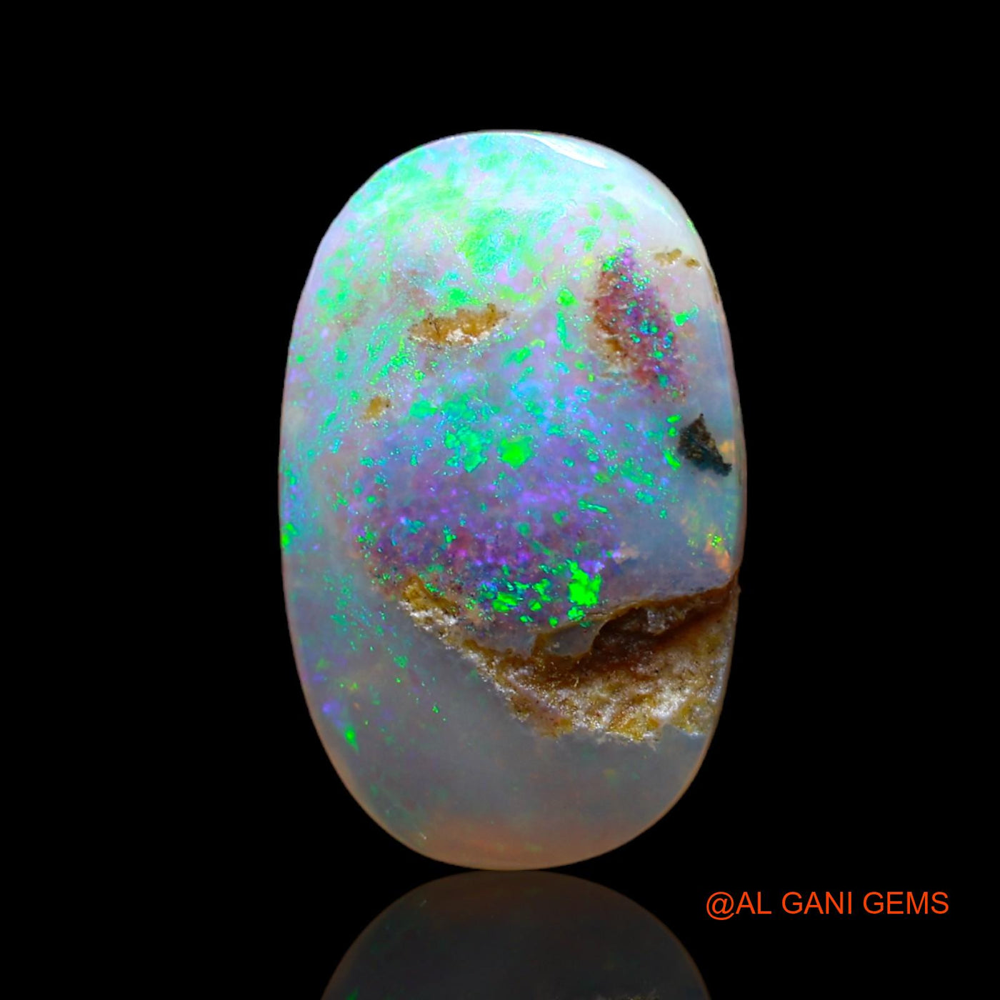 4.00 Cts Natural Australian Fire Opal Oval Cabochon Loose Gemstone For Jewelry 18x11x3 mm AC-535