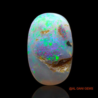 4.00 Cts Natural Australian Fire Opal Oval Cabochon Loose Gemstone For Jewelry 18x11x3 mm AC-535
