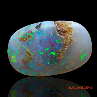 4.00 Cts Natural Australian Fire Opal Oval Cabochon Loose Gemstone For Jewelry 18x11x3 mm AC-535