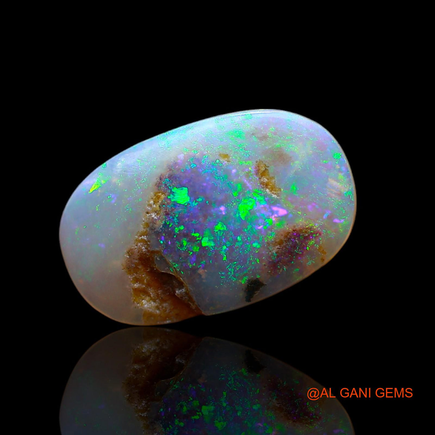 4.00 Cts Natural Australian Fire Opal Oval Cabochon Loose Gemstone For Jewelry 18x11x3 mm AC-535