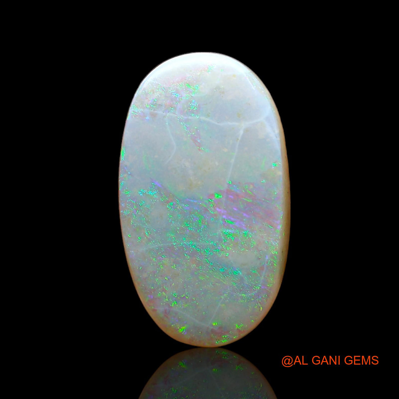 6.00 Cts Natural Australian Fire Opal Loose Gemstone Oval Cabochon 18x10x4 mm AC-538