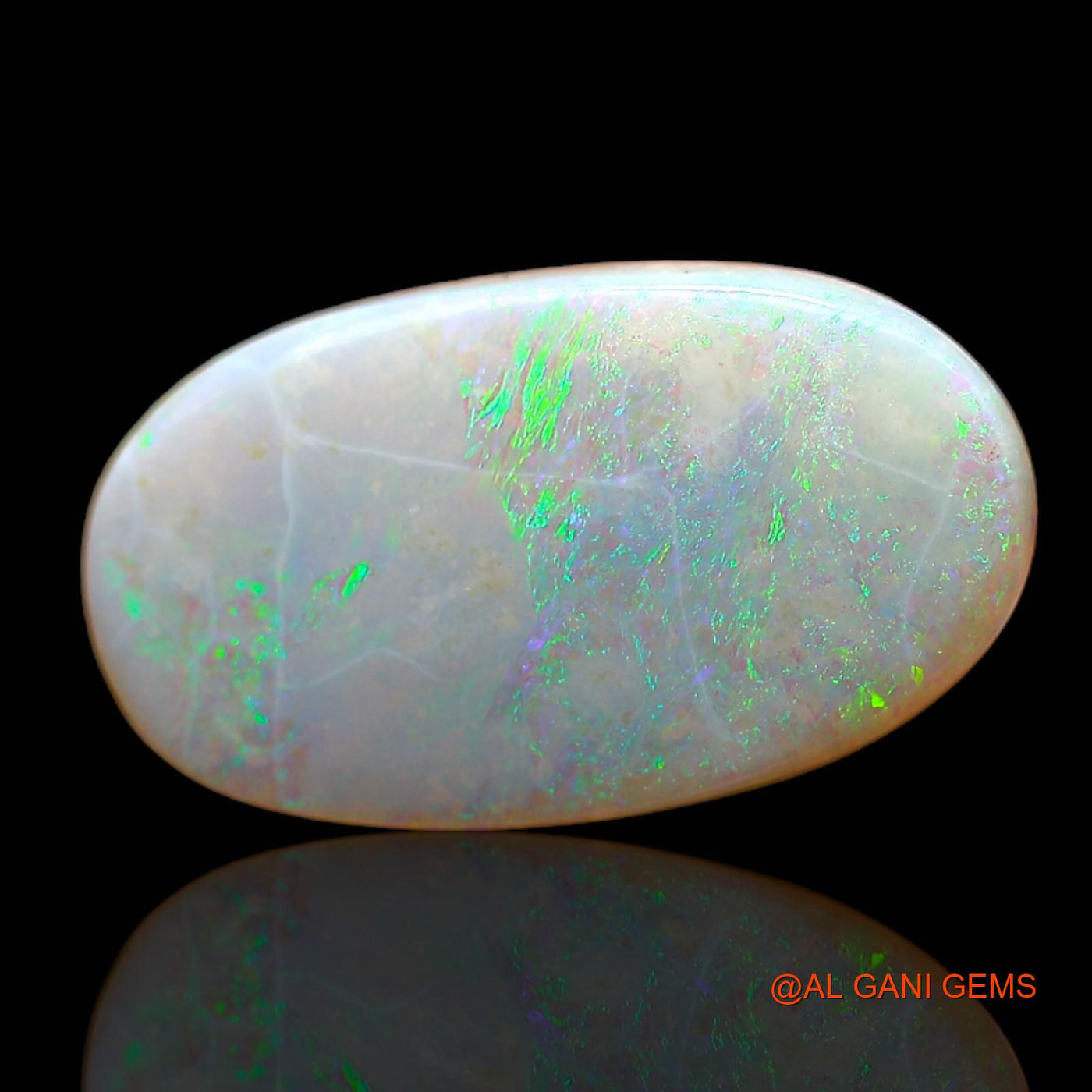 6.00 Cts Natural Australian Fire Opal Loose Gemstone Oval Cabochon 18x10x4 mm AC-538
