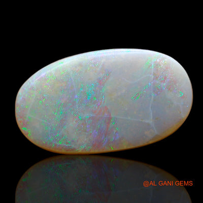 6.00 Cts Natural Australian Fire Opal Loose Gemstone Oval Cabochon 18x10x4 mm AC-538