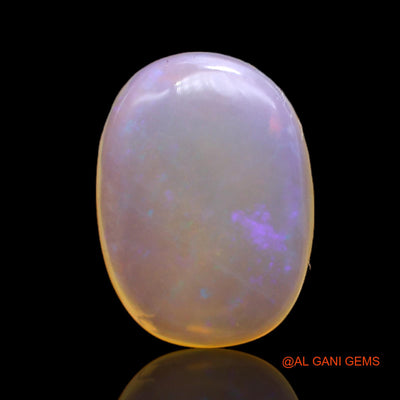 7.00 Cts Natural Australian Fire Opal Loose Gemstone Oval Cabochon 18x13x4 mm AC-53