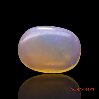 7.00 Cts Natural Australian Fire Opal Loose Gemstone Oval Cabochon 18x13x4 mm AC-53