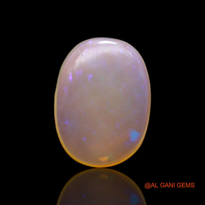 7.00 Cts Natural Australian Fire Opal Loose Gemstone Oval Cabochon 18x13x4 mm AC-53