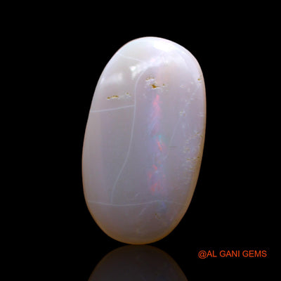 7.00 Cts Natural Australian Fire Opal Loose Gemstone Oval Cabochon 20x11x4 mm AC-541