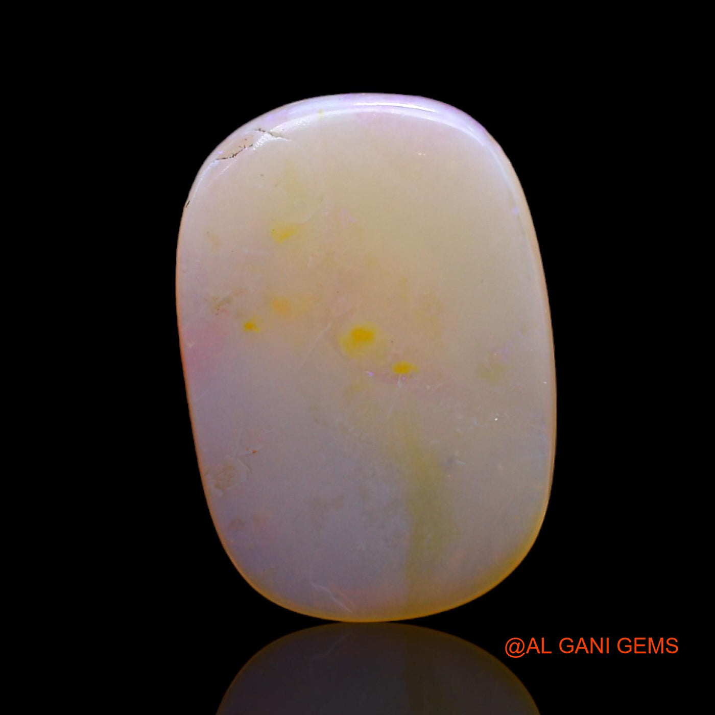 5.00 Cts Natural Australian Fire Opal Oval Cabochon Loose Gemstone For Jewelry 18x12x3 mm AC-542