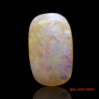 7.00 Cts Natural Australian Fire Opal Oval Cabochon Loose Gemstone For Jewelry 19x11x4 mm AC-543