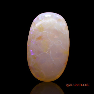 5.00 Cts Natural Australian Fire Opal Loose Gemstone Oval Cabochon 19x11x3 mm AC-544