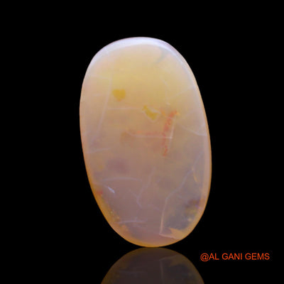 5.00 Cts Natural Australian Fire Opal Loose Gemstone Oval Cabochon 19x11x3 mm AC-544
