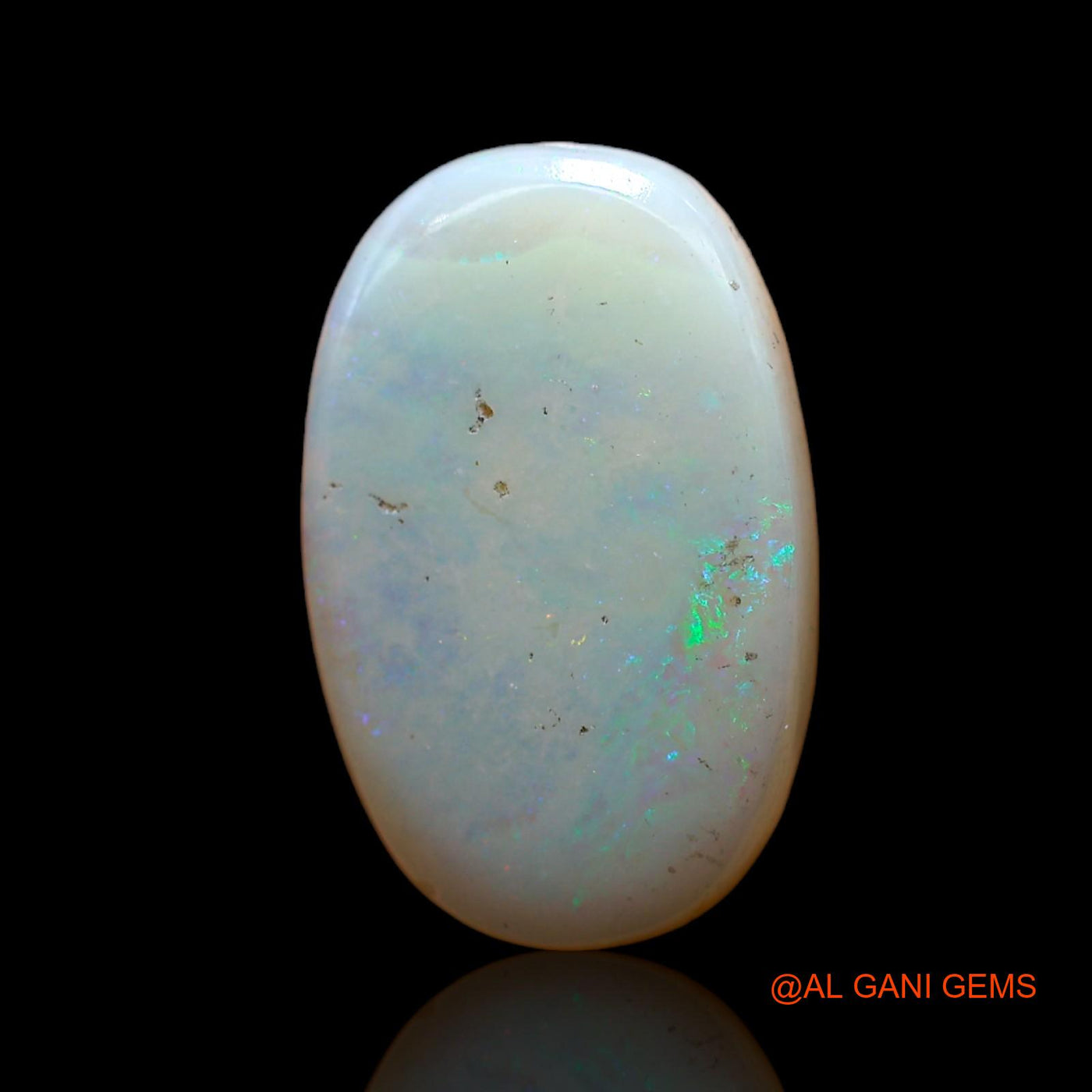 Natural Fire Opal Gemstone 5.00 Cts Loose Oval Cabochon From Australia 18x11x3 mm AC-545