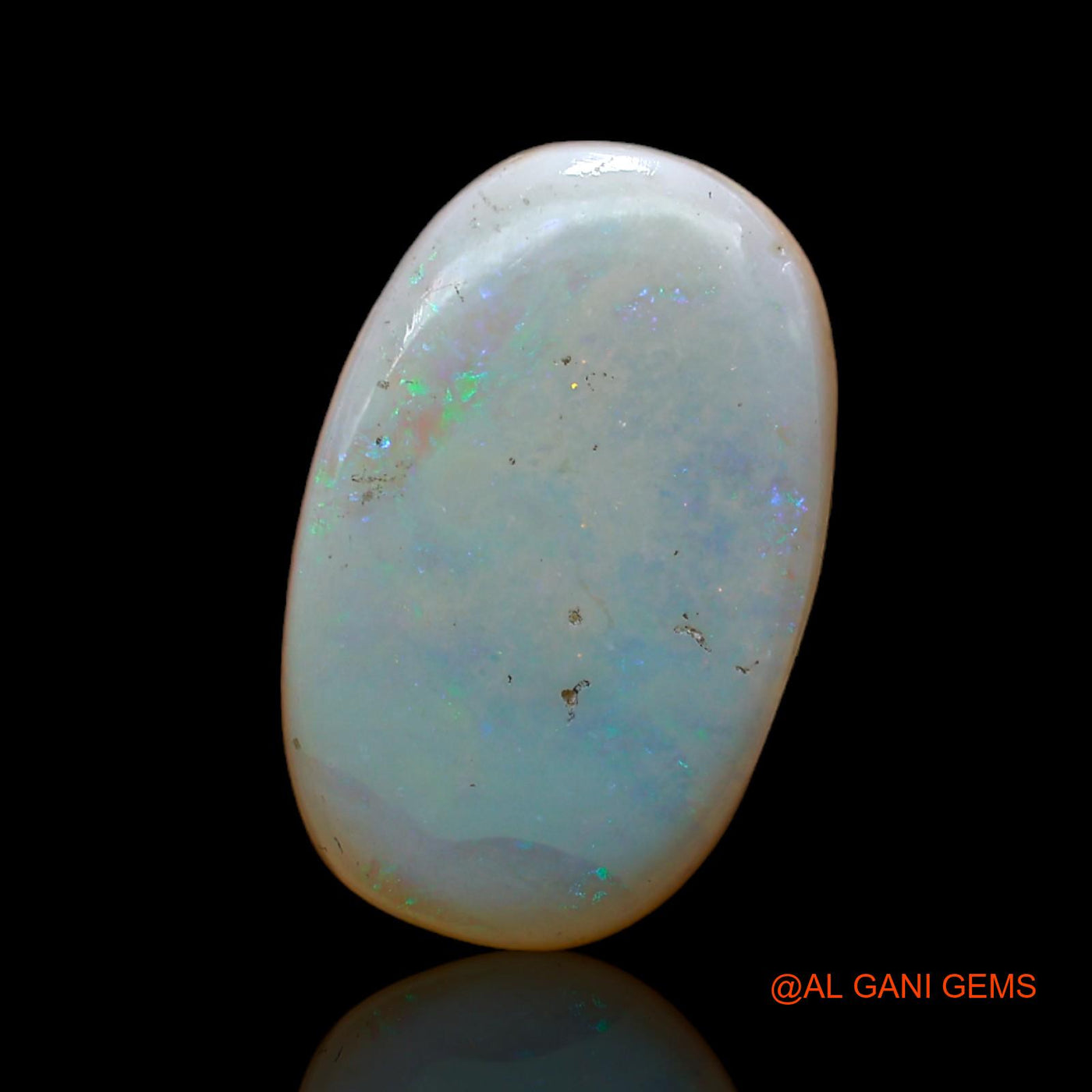 Natural Fire Opal Gemstone 5.00 Cts Loose Oval Cabochon From Australia 18x11x3 mm AC-545