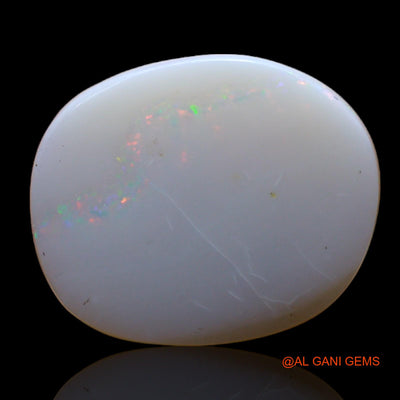 Natural Untreated Fire Opal Loose Gemstone Oval Cabochon From Australia 4.00 Cts 16x14x2 mm AC-547