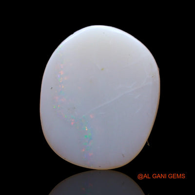 Natural Untreated Fire Opal Loose Gemstone Oval Cabochon From Australia 4.00 Cts 16x14x2 mm AC-547