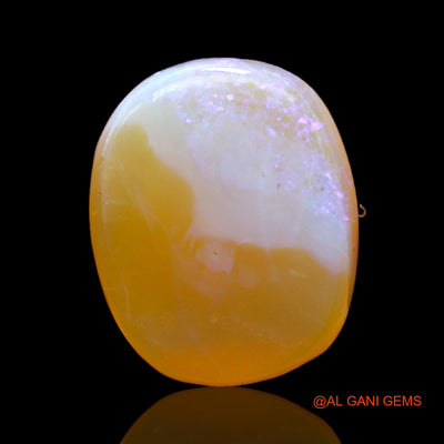 8.00 Cts Natural Australian Fire Opal Loose Gemstone Oval Cabochon 16x13x5 mm AC-548