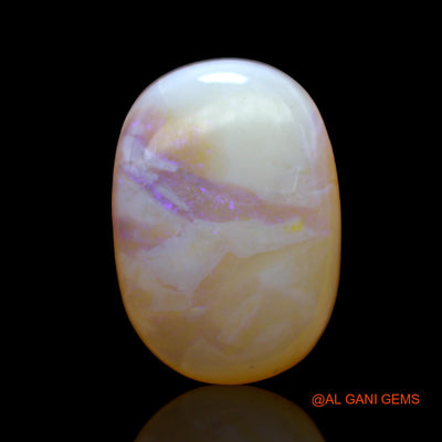 6.00 Cts Natural Australian Fire Opal Oval Cabochon Loose Gemstone For Jewelry 17x12x4 mm AC-552