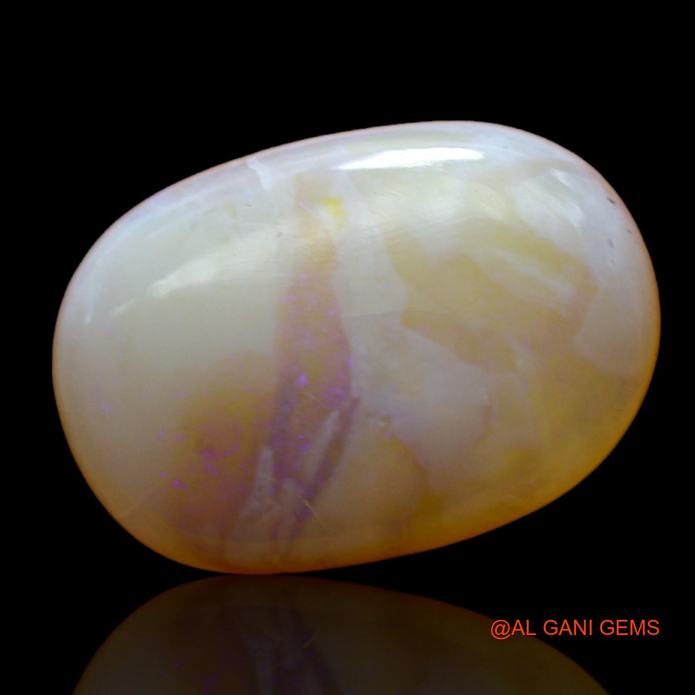 6.00 Cts Natural Australian Fire Opal Oval Cabochon Loose Gemstone For Jewelry 17x12x4 mm AC-552