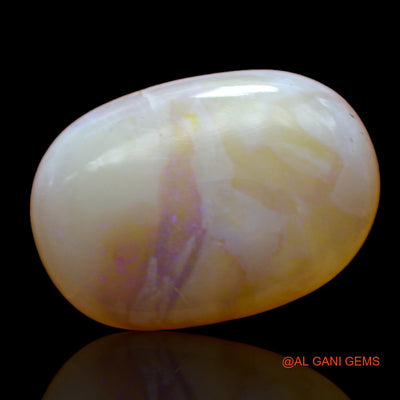 6.00 Cts Natural Australian Fire Opal Oval Cabochon Loose Gemstone For Jewelry 17x12x4 mm AC-552