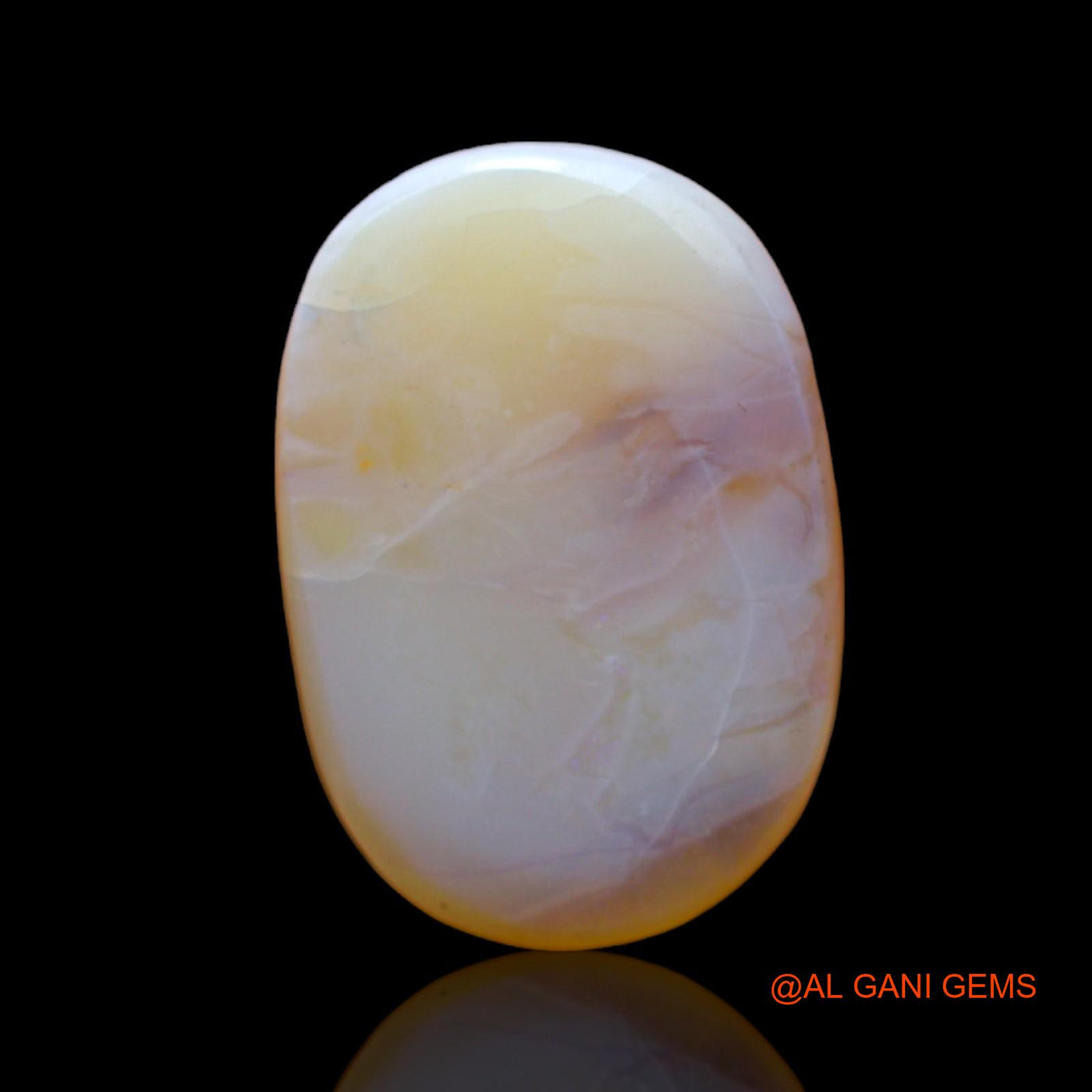 6.00 Cts Natural Australian Fire Opal Oval Cabochon Loose Gemstone For Jewelry 17x12x4 mm AC-552