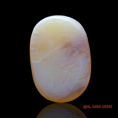 6.00 Cts Natural Australian Fire Opal Oval Cabochon Loose Gemstone For Jewelry 17x12x4 mm AC-552