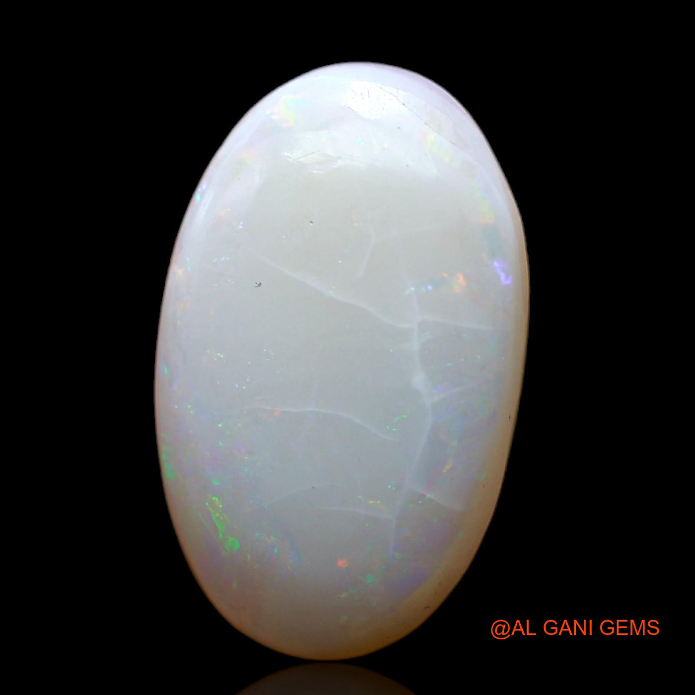 4.00 Cts Natural Australian Fire Opal Loose Gemstone Oval Cabochon 16x11x3 mm AC-553