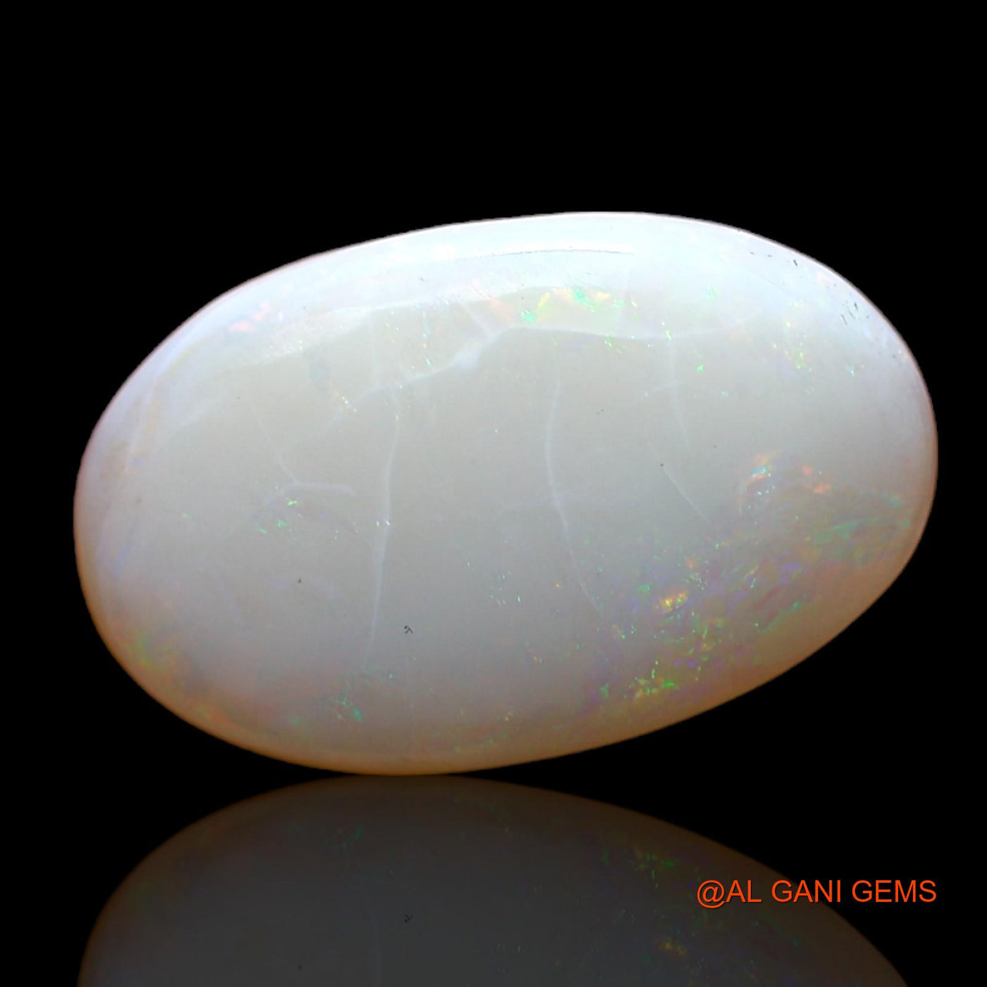 4.00 Cts Natural Australian Fire Opal Loose Gemstone Oval Cabochon 16x11x3 mm AC-553