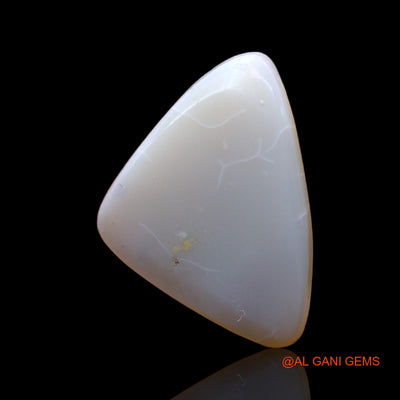 4.00 Cts Natural Australian Fire Opal Loose Gemstone Trillion Cabochon 17x12x5 mm AC-554