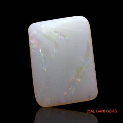 4.00 Cts Natural Australian Fire Opal Loose Gemstone Square Cabochon 15x11x2 mm AC-555