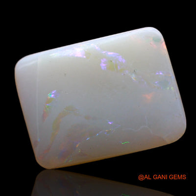 4.00 Cts Natural Australian Fire Opal Loose Gemstone Square Cabochon 15x11x2 mm AC-555