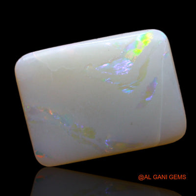 4.00 Cts Natural Australian Fire Opal Loose Gemstone Square Cabochon 15x11x2 mm AC-555