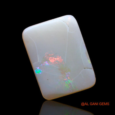 4.00 Cts Natural Australian Fire Opal Loose Gemstone Square Cabochon 15x11x2 mm AC-555